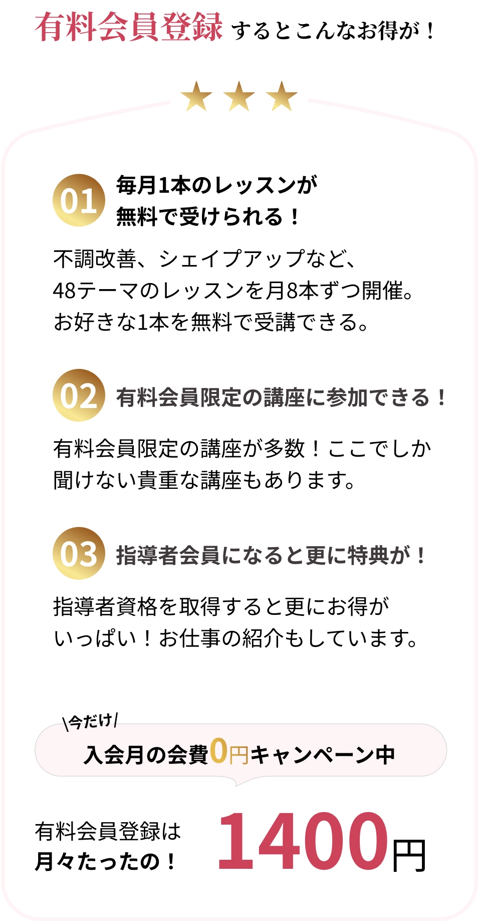 有料会員特典